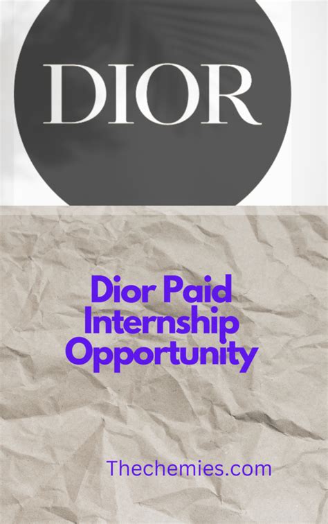 dior summer internship 2024